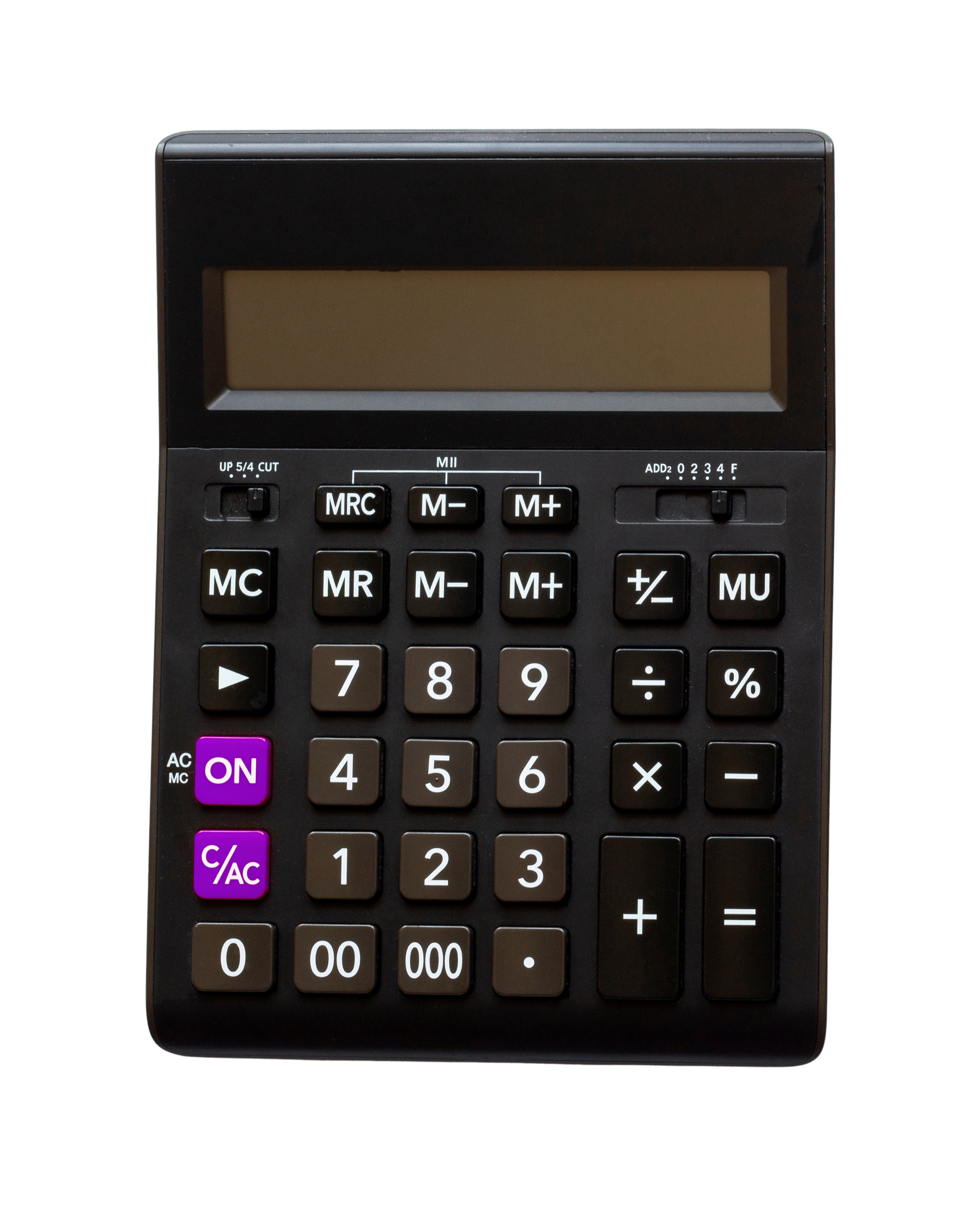 Black calculator